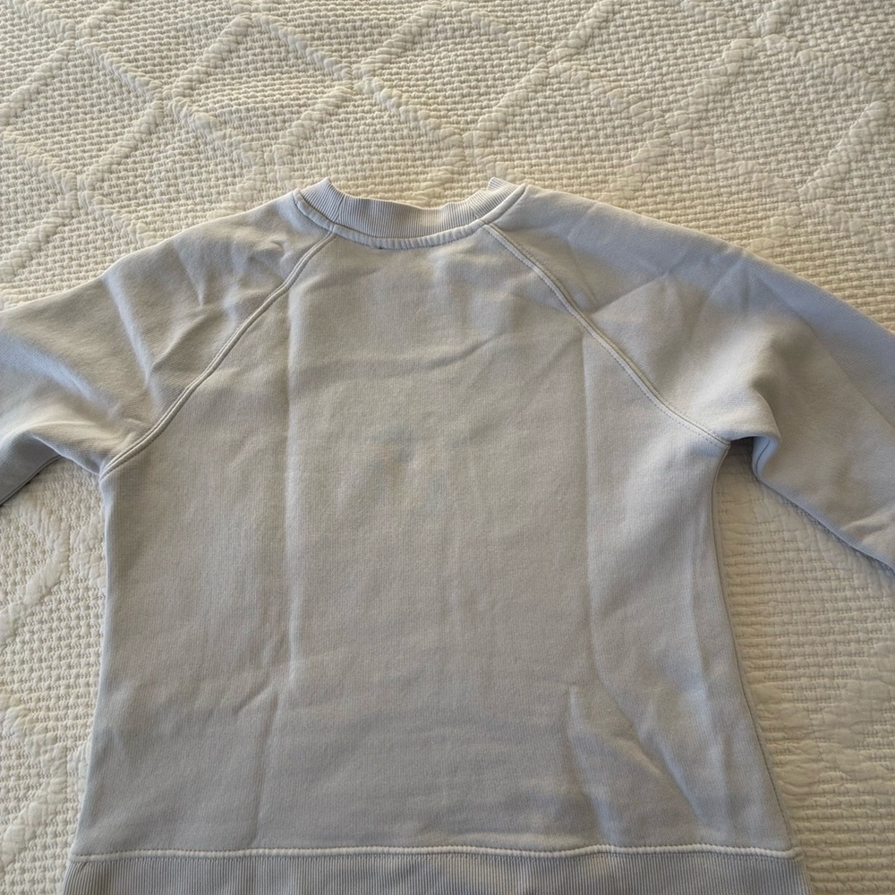 Zara Women’s Soft Gray Crewneck Sweater